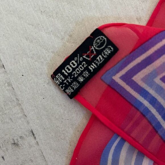 Hanae Mori Silk Scarf - Picture 4 of 4